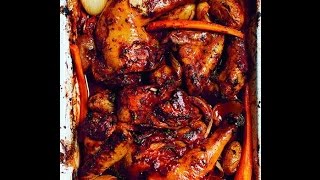 Little French Kitchens Red Wine Roast Chicken Recipe [upl. by Etac418]