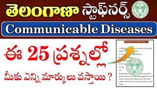 Telangana Staff Nurse MCQS Part  40  TG Nursing Officer Model Paper  TG Staff Nurse IMP MCQS [upl. by Eceerahs]