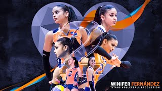 The Art of Winifer Fernandez  The Most Lovely Volleyball Libero in the World HD [upl. by Drawe103]