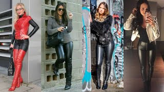 New 2024 Trending ideas of Gorgeous Leather lagging leatherfashion fashionable gorgeous [upl. by Eelrebmyk]