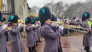 The Changing of the Guards Buckingham London Feb 2024 No1 [upl. by Ailel]