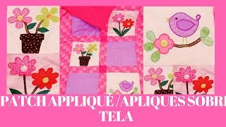 PATCH APPLIQUÉ O APLIQUES EN TELA [upl. by Bushweller]