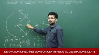 Derivation of expression for Centripetal acceleration NCERT by Sharath Gore [upl. by Novat28]