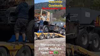 Verbrannter LKW  Caminhão Queimadoshorts [upl. by Kohler]