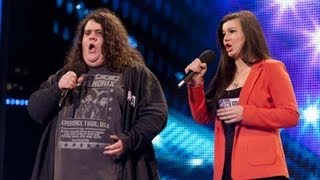 Opera duo Charlotte amp Jonathan  Britains Got Talent 2012 audition  UK version [upl. by Oruntha]