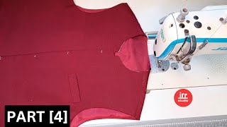 Part 4  Nehru Jacket Stitching Karna Sikhe Step By Step  Sadri Jacket Cutting amp Stitching [upl. by Dede]