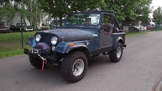 1976 Jeep CJ7  V8 304cui [upl. by Hluchy]