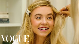 Euphorias Sydney Sweeney Gets Ready for A Premiere  Vogue [upl. by Eseerehc]