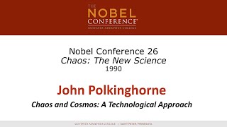 John Polkinghorne at Nobel Conference XXVI [upl. by Amahcen]