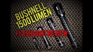 Bushnell PRO 1500 LUMEN Flashlight REVIEW [upl. by Hcab]