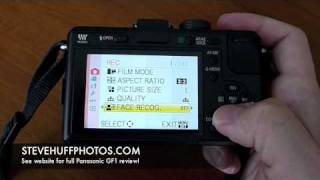 Panasonic Lumix GF1 Digital Camera Video Review [upl. by Einaffets]