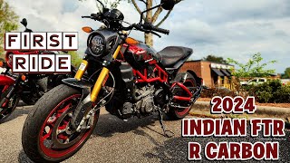 2024 Indian FTR R Carbon  a Bhroman First Ride [upl. by Wehrle11]