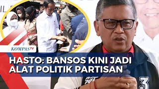 Presiden Jokowi BagiBagi Bansos Tanpa Mensos Risma PDIP Jadi Alat Politik Partisan [upl. by Surazal]