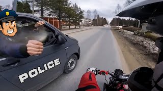 BIKERS VS COPS👮🏻‍♂️ INTENSE 10 MINUTES [upl. by Moncear]