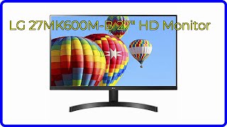 REVIEW 2024 LG 27MK600MB 27quot HD Monitor ESSENTIAL details [upl. by Varrian]