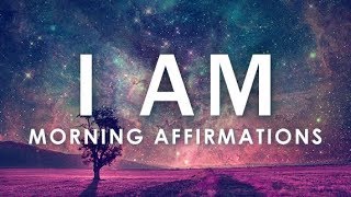 POWERFUL POSITIVE Morning Affirmations for POSITIVE DAY WAKE UP 21 Day quotI AMquot Affirmations [upl. by Aikahc58]