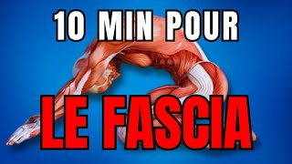 Routine YOGA DU MATIN 10 minutes  défaire les adhérences du fascia [upl. by Sined963]