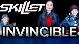 Skillet  Invincible Lyrics Cover [upl. by Nnyrat13]