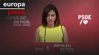 PSOE dice que no es quotsaludablequot mantener a negacionistas de violencia machista en instituciones [upl. by Annaed]