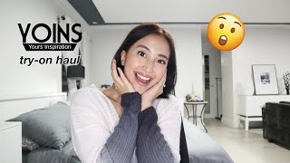 YOINS TRYON HAUL  Philippines [upl. by Noj]