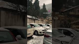 Nainital first snowfall explorepage entertainmentvibes entertainmentlover [upl. by Naahs]