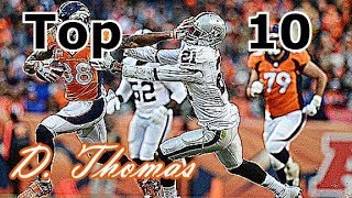 Demaryius Thomas Top 10 Plays of Career [upl. by Hanover769]