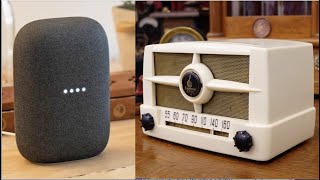 Turning A Google Nest Into a 1949 Radio [upl. by Ainad]