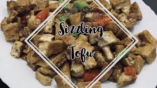 SIZZLING TOFU ALA MAX’s  BUDGETARIAN RECIPE  ABARROFAM [upl. by Grissel314]