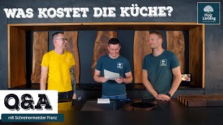 Was kostet die Küche  Das QampA zur HolzLiebling Küchen Doku [upl. by Rillis]