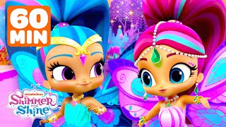 Shimmer amp Shine Turn Into Glitter Genies  Full Episodes  1 Hour Compilation  Shimmer and Shine [upl. by Row748]