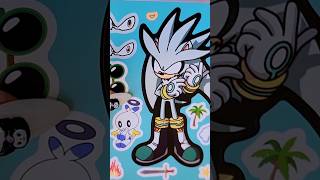 White Sonic in sonic the hedgehog sonic sonicthehedgehog paperdolls sticker [upl. by Seuqramed]