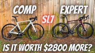 2022 SPECIALIZED TARMAC SL7 COMP vs EXPERT WHAT IS YOUR 2800 DOLLARS GETTING YOU [upl. by Alat]