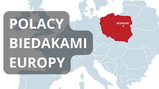 Polacy biedakami Europy wynagrodzenia [upl. by Ahsym689]