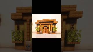 minecraft double doorway and entrance design ideas Part 2 shorts minecraft entrance build [upl. by Swigart663]