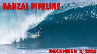 Surfing Huge Pipeline 4K Raw Full Day [upl. by Evars473]