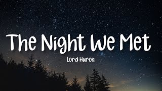 Lord Huron  The Night we met ft Phoebe Bridgers lyrics [upl. by Llewol]