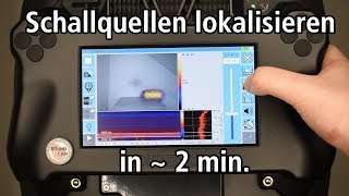 Der schnellste Weg Schallquellen mit der SoundCam zu lokalisieren  Akustik Kamera [upl. by Nolla914]