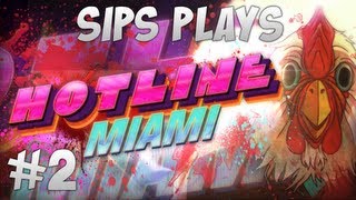 Sips Plays Hotline Miami  Part 2  Turbo Dog [upl. by Atiuqad]