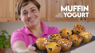 MUFFIN ALLO YOGURT Ricetta Facile  Fatto in Casa da Benedetta [upl. by Coppinger772]