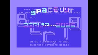 C64 Invitation SpaceOut BCC19 Invitation by C64 Club Berlin 23 November 2024 [upl. by Yunfei]