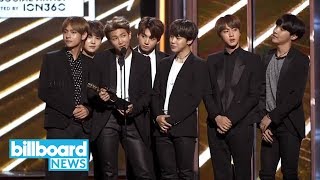 BTS Proves They Are the Best Fandom ARMY Celebrates 1st BBMAs Nod for Top Group  Billboard News [upl. by Shira]