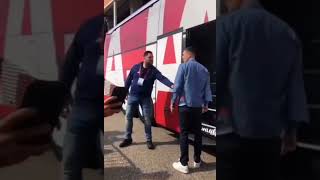 Steven Berghuis Punches FC Twente Fan [upl. by Aguayo585]