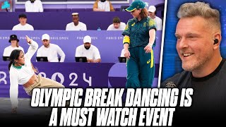 Break Dancing Debuts At The Olympics And Its Hilarious  Pat McAfee Reacts [upl. by Mellman]