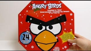 NEW Angry Bird Advent Calendar Christmas 2015 [upl. by Onaicram817]