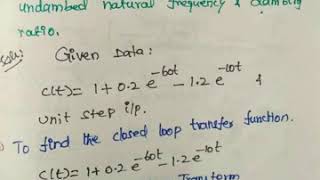 Time response problem [upl. by Ingmar]