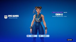 CHUN LI SKIN RETURN RELEASE DATE IN FORTNITE ITEM SHOP CHAPTER 5 2024 [upl. by Gavra424]