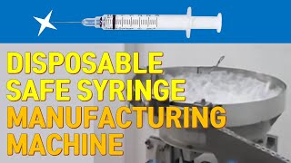 Disposable Safe Syringe Manufacturing Machine from Korea Jeesung [upl. by Nitneuq]