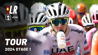 Will Tadej Pogacar Test Jonas Vingegaard  Tour de France 2024 Stage 1  Lanterne Rouge x JOIN [upl. by Edik]