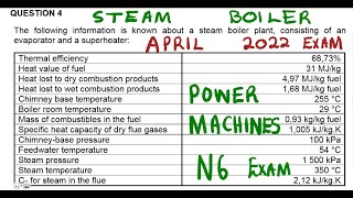 Power Machines N6 Steam Plant April 2022 mathszoneafricanmotives [upl. by Melisa]