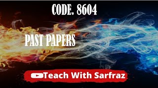 Code 8604 past papers [upl. by Pepillo]